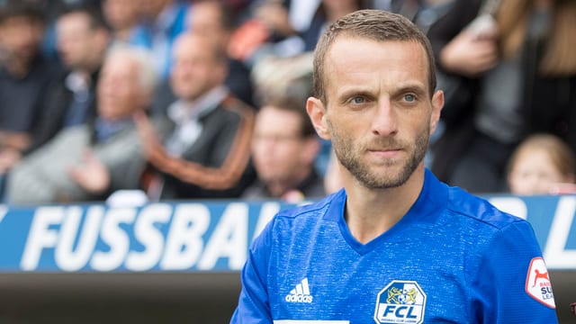 Porträt von FCL-Mittelfeldspieler Christian Schneuwly. Porträt von FCL-Mittelfeldspieler Christian Schneuwly.