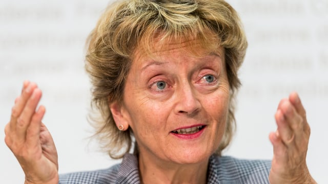 Bundesrätin Eveline Widmer-Schlumpf Bundesrätin Eveline Widmer-Schlumpf