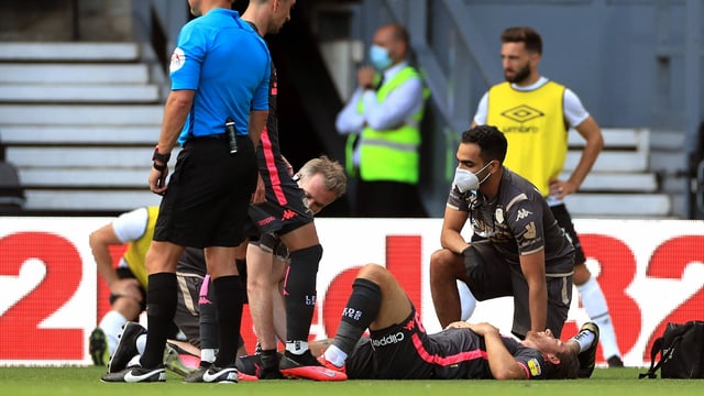 Gaetano Berardi verletzte sich am Sonntag schwer. Gaetano Berardi verletzte sich am Sonntag schwer.