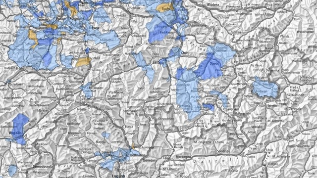 Karte von graubünden Karte von graubünden
