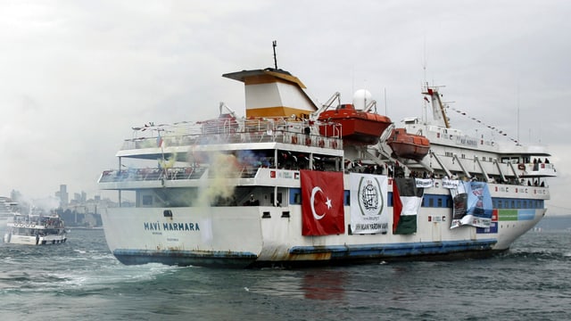 Passagierschiff Mavi Marmara im Mai 2010. Passagierschiff Mavi Marmara im Mai 2010.