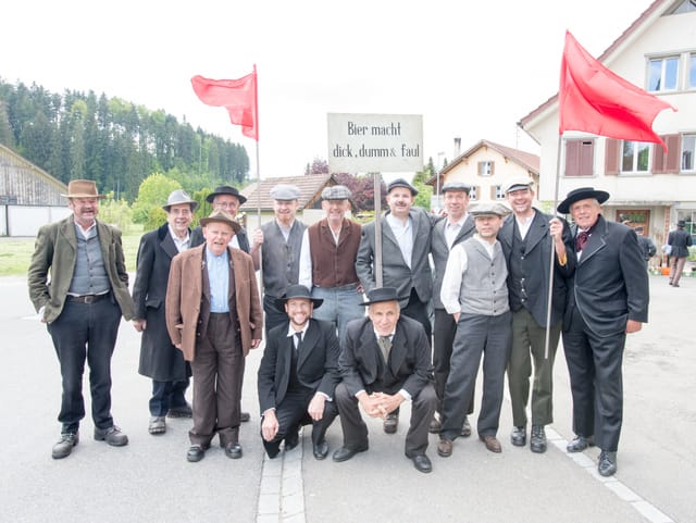 Gruppenfoto Männerchor Juckern-Saland