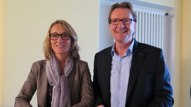 Interview zur Asylunterkunft mit dem Zofinger Stadtpräsident Hans-Ruedi Hottiger und die Aargauer Regierungsrätin Susanne Hochuli (27.03.15)