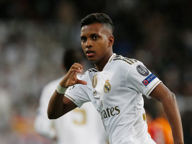 Der Brasilianer Rodrygo. Der Brasilianer Rodrygo.