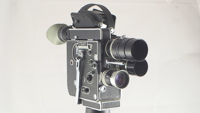 Bolex H16 vor weissem Hintergrund Bolex H16 vor weissem Hintergrund