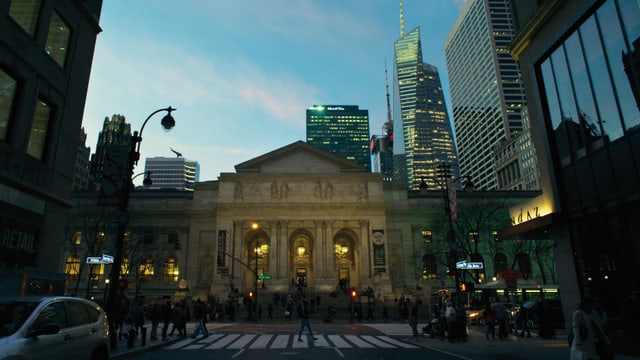 Gebäude New York Public Library Gebäude New York Public Library