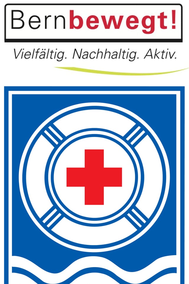 Logo SRLG und Bern bewegt Logo SRLG und Bern bewegt