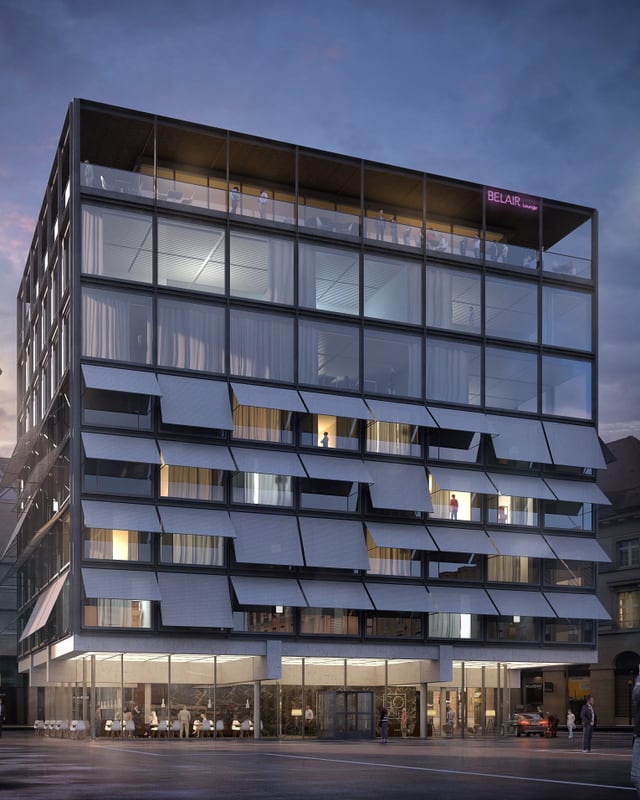 Eine visualisierung des neuen Hotels Eine visualisierung des neuen Hotels