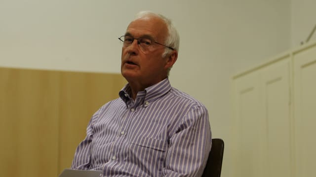 In purtret da Sep Cathomas il president da l’unin Pro parc Adula In purtret da Sep Cathomas il president da l’unin Pro parc Adula