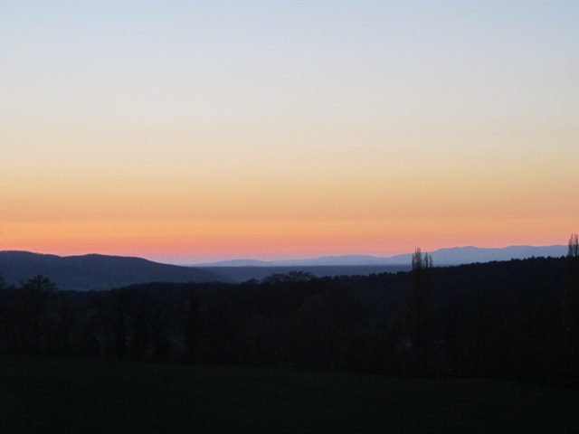 Sonnenuntergang.
