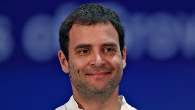 Porträtbild von Rahul Gandhi. Porträtbild von Rahul Gandhi.