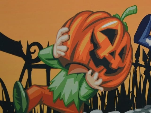 Kürbis zu Halloween