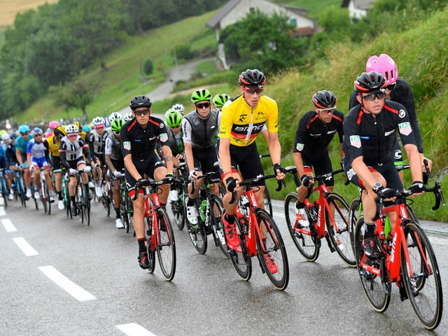 Das Feld der Tour de Suisse 2018. Das Feld der Tour de Suisse 2018.