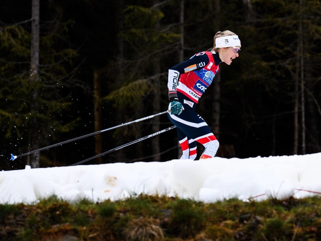 Die Norwegerin Therese Johaug. Die Norwegerin Therese Johaug.