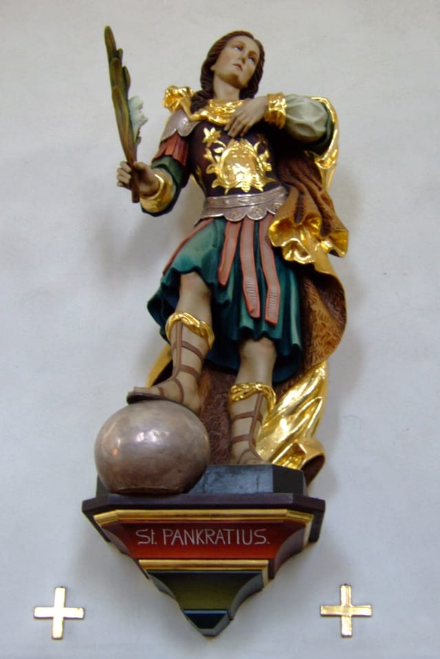 Darstellung des heiligen Pankratius. Darstellung des heiligen Pankratius.