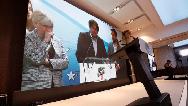 Mann auf Leinwand. Mann auf Leinwand.