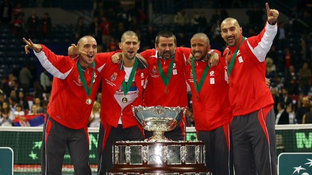 Viktor Troicki mit rasiertem Haupt. Viktor Troicki mit rasiertem Haupt.