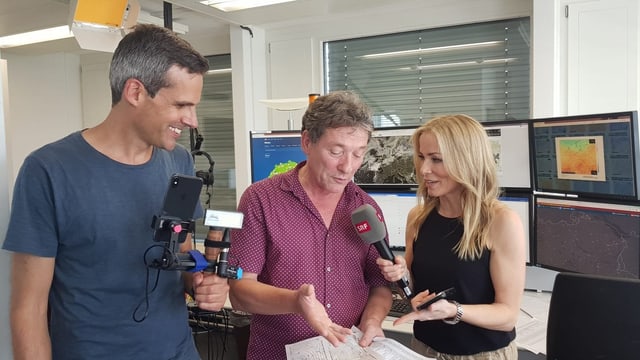 SRF-Reporter bei Insta-Live SRF-Reporter bei Insta-Live