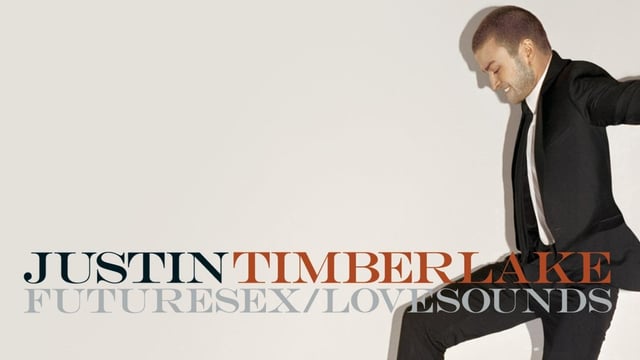 Albumcover von Justin Timberlake, er im Anzug. Albumcover von Justin Timberlake, er im Anzug.