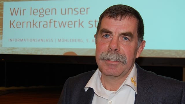 Gemeindepräsident René Maire: Die Stimmung ist nicht bedrückt. (6.4.2016)
