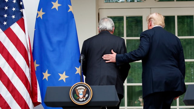 Treffen Trump/Juncker. Treffen Trump/Juncker.