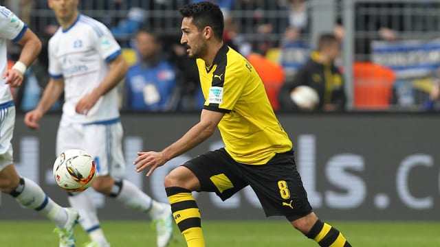 Ilkay Gündogan im BVB-Trikot. Ilkay Gündogan im BVB-Trikot.