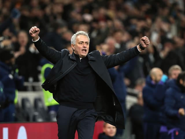 Tottenham-Coach José Mourinho. Tottenham-Coach José Mourinho.