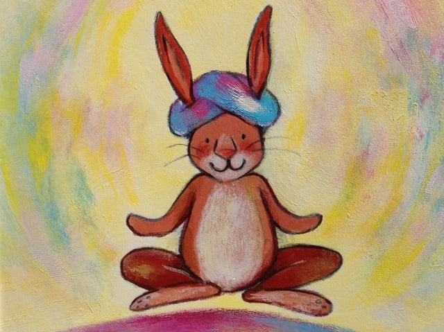 Ein Hase mit Turban Ein Hase mit Turban