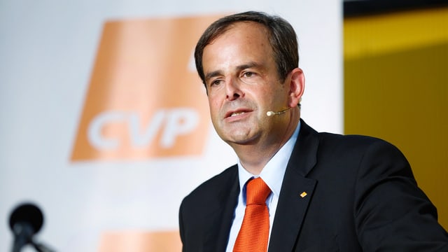 Gerhard Pfister am Sommerparteitag der CVP in Appenzell, 20.8.16 Gerhard Pfister am Sommerparteitag der CVP in Appenzell, 20.8.16