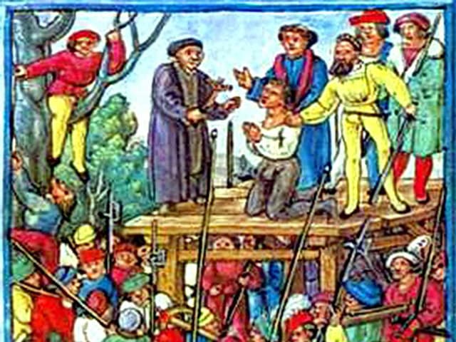 Hinrichtung von Hans Waldmann Hinrichtung von Hans Waldmann
