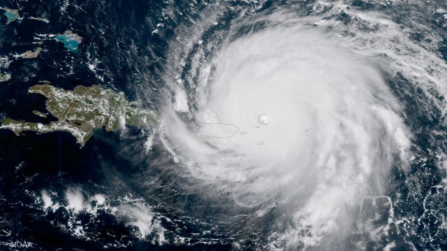 «Irma» über Puerto Rico. «Irma» über Puerto Rico.