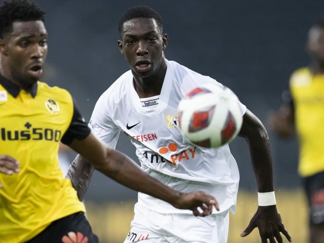 Henri Koide im Spiel gegen YB Henri Koide im Spiel gegen YB