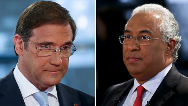 Pedro Passos Coelho (links) und Antonio Costa (rechts) Pedro Passos Coelho (links) und Antonio Costa (rechts)