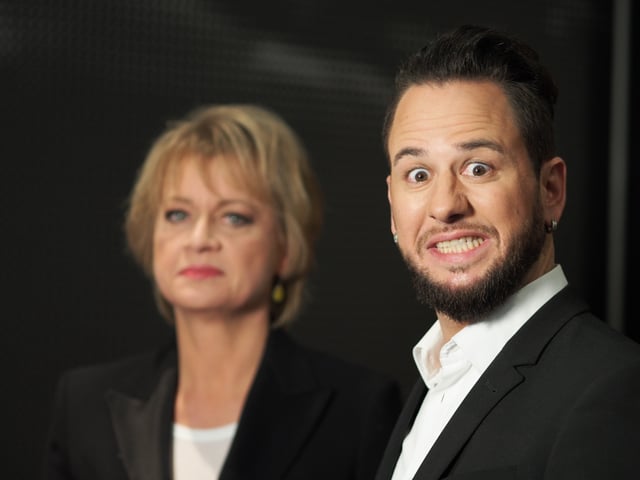 Daniela Lager mit Trauffer.