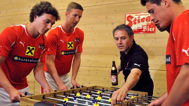 Janko und Koller bei einem Nati-Zusammenzug. Janko und Koller bei einem Nati-Zusammenzug.