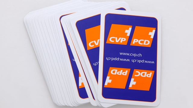 CVP-Kartenspiel. CVP-Kartenspiel.