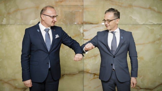Gordan Grlic Radman und Heiko Maas Gordan Grlic Radman und Heiko Maas