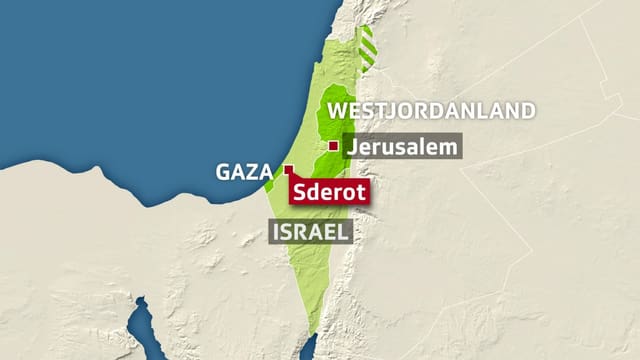 Sderot in Israel. Sderot in Israel.