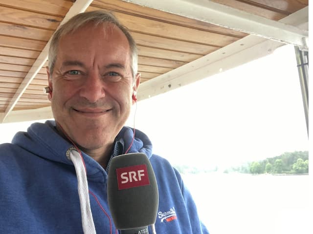 Bruno Kaufmann an Bord des über 100jährigen Dampfschiffs SS Storskär. Bruno Kaufmann an Bord des über 100jährigen Dampfschiffs SS Storskär.