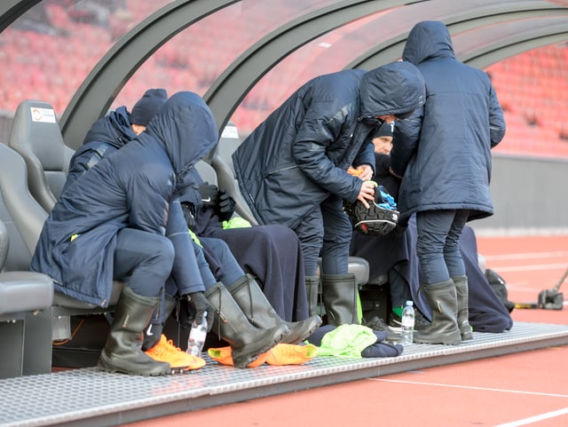 Die FCZ-Ersatzspieler am Sonntag. Die FCZ-Ersatzspieler am Sonntag.