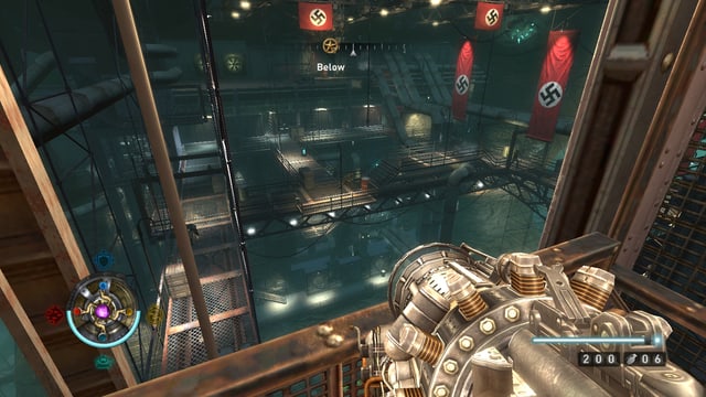 In Wolfenstein werden Nazis getötet. In Wolfenstein werden Nazis getötet.