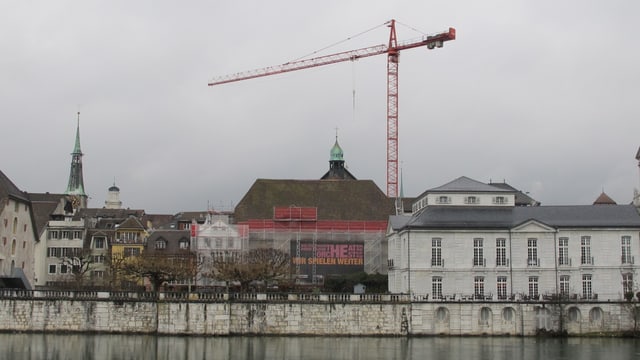 Das Solothurner Stadttheater wird zurzeit umgebaut.