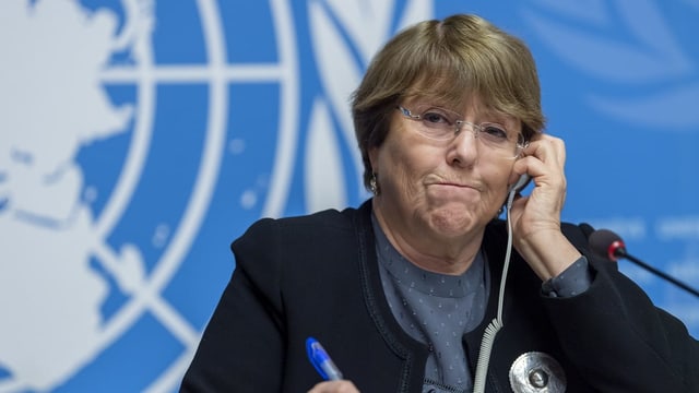 Michelle Bachelet im Porträt. Michelle Bachelet im Porträt.