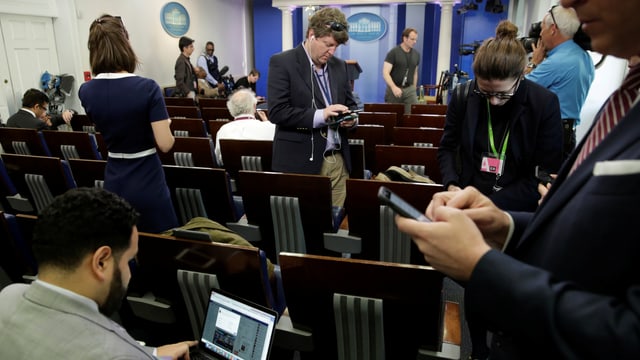 Journalisten im Weissen Haus Journalisten im Weissen Haus