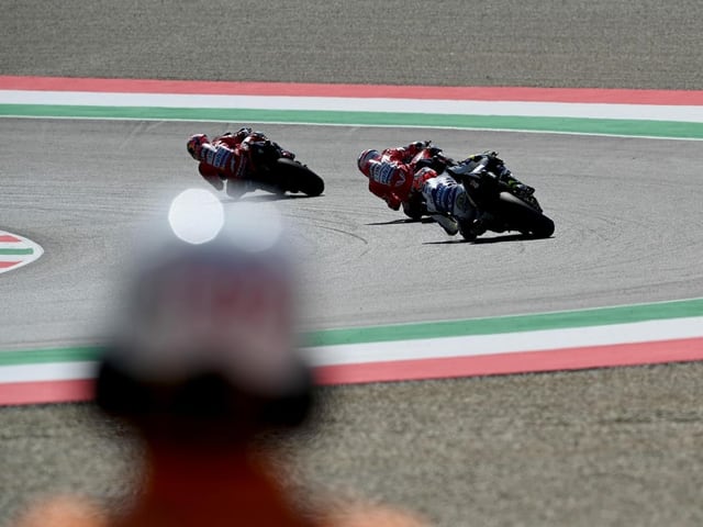 Die Motorrad-Rennen in Mugello. Die Motorrad-Rennen in Mugello.