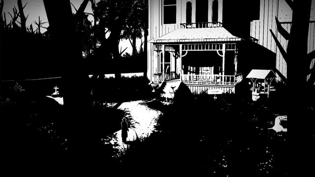 Spielszene aus dem Game «White Night». Spielszene aus dem Game «White Night».