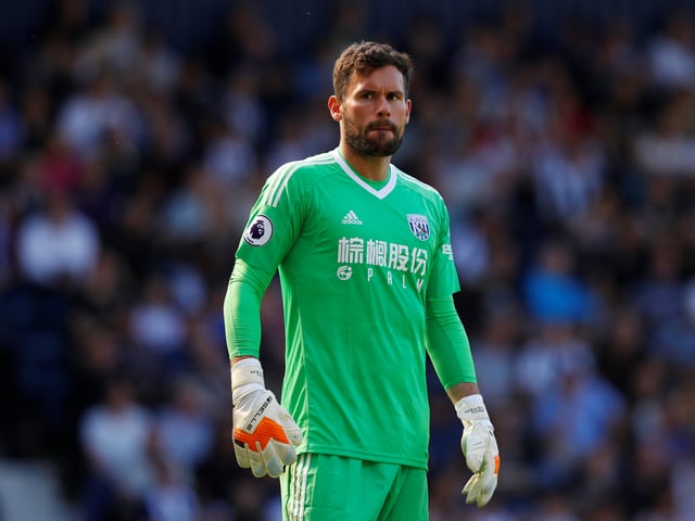 West-Brom-Keeper Ben Foster. West-Brom-Keeper Ben Foster.