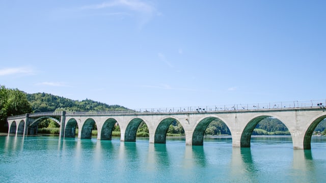 Die Wohleibrücke in der Totale Die Wohleibrücke in der Totale