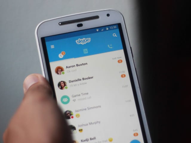 Skype-Bildschirm