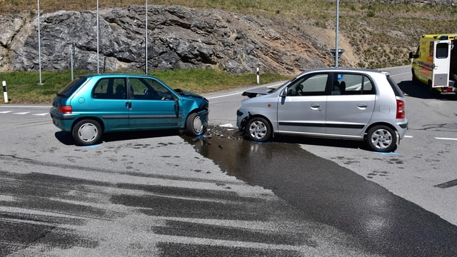 L'accident è capità sin la via d'Alvra. L'accident è capità sin la via d'Alvra.